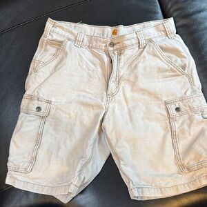 Carhartt Men's Beige Cargo Shorts